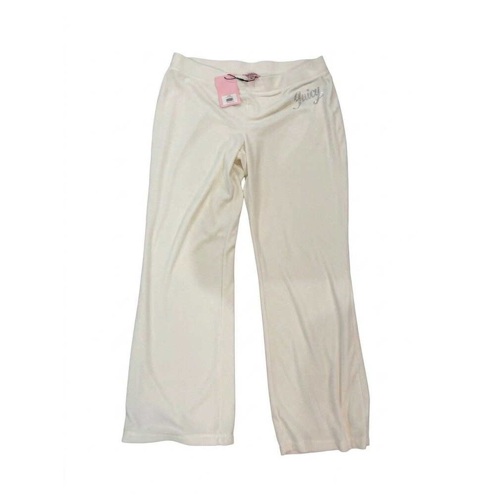 Juicy Couture Velour Track Pants Sweats XL Oyster 068 (new With Tags)